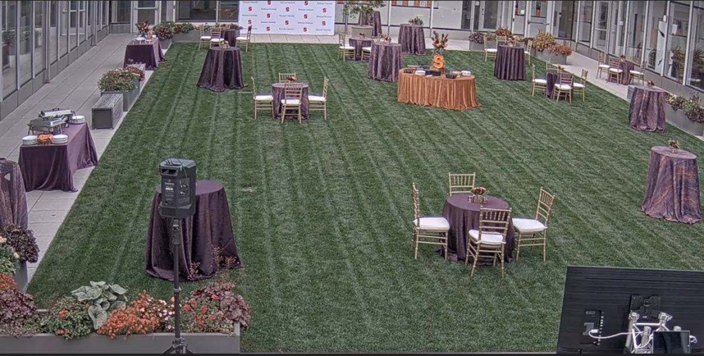 NVRC Parade Ground with tables