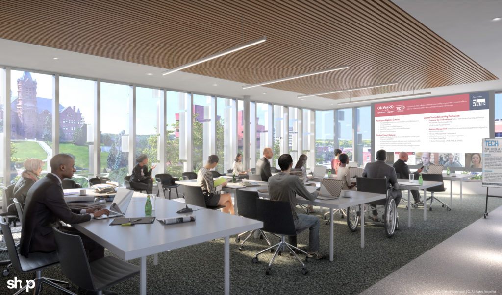 NVRC rendering of the IVMF conference room