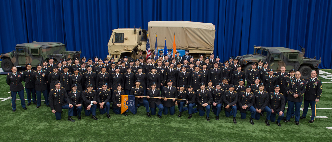 Group picture of Army ROTC cadets