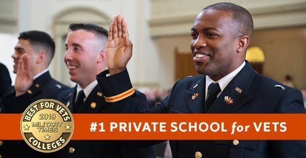 SU ROTC cadet saluting 