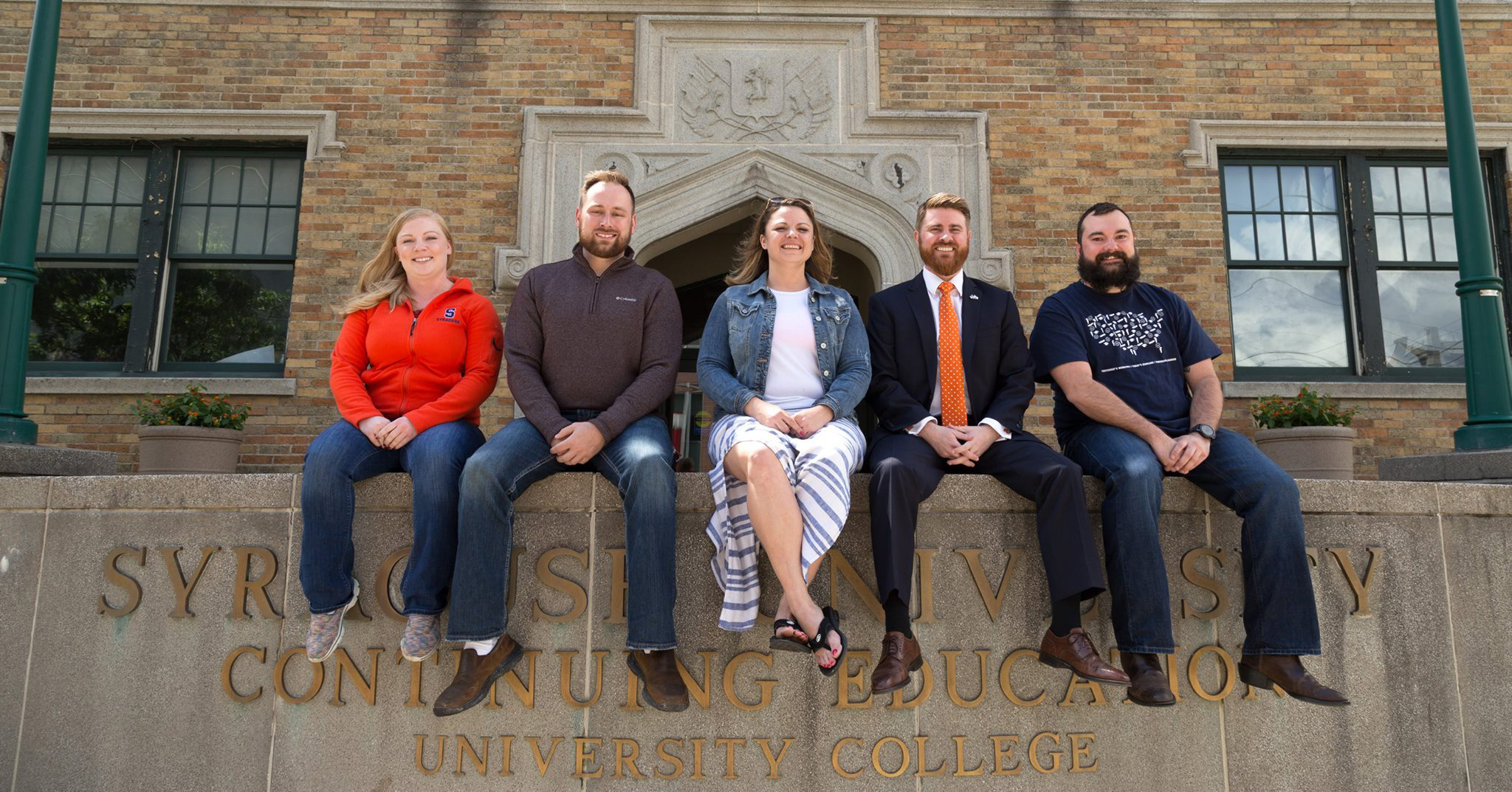 SVO leaders in front of University college 