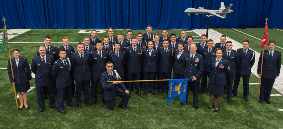 Group picture of Air Force ROTC Cadets