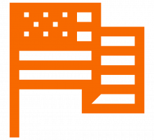 Orange flag icon