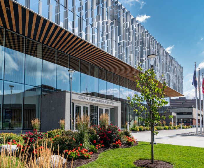 national veterans resource center exterior
