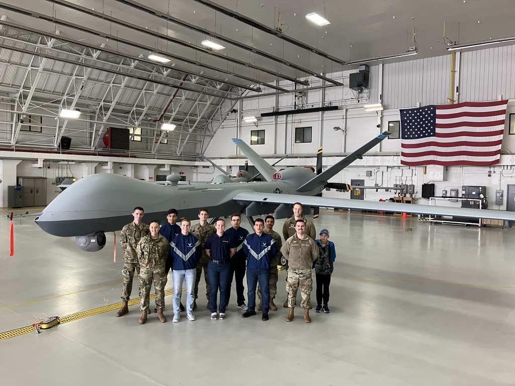 Cadets at Hancock Field Air National Guard with Reaper