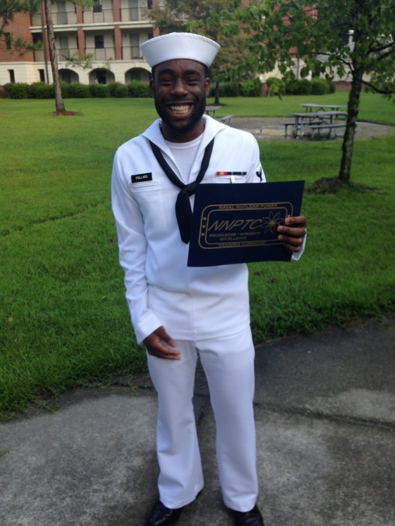 savion pollard in navy uniform