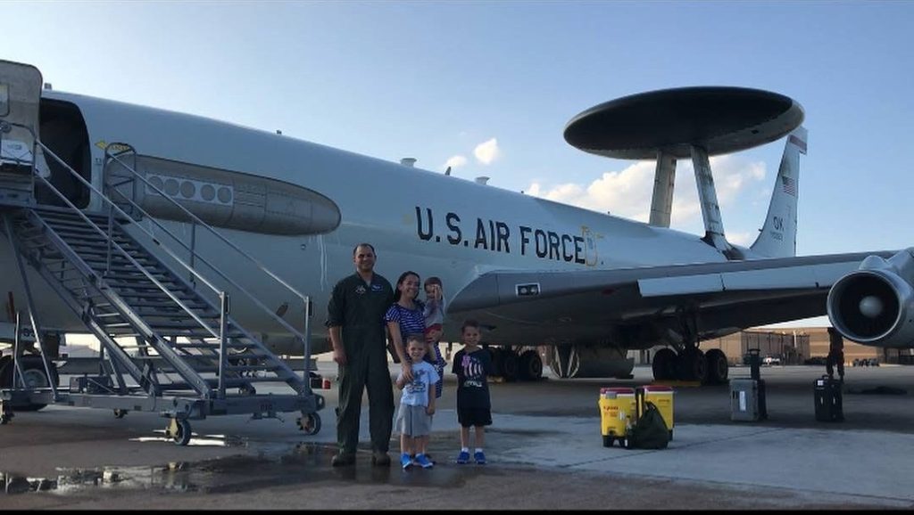 Joseph Raffa with AWACS.