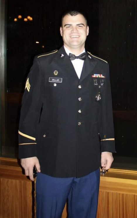 Andrew Zeller at the Army ball.