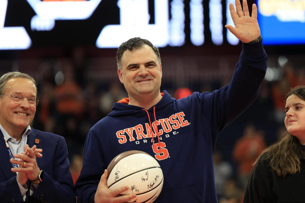 Andrew Zellar at the dome for hometown hero.
