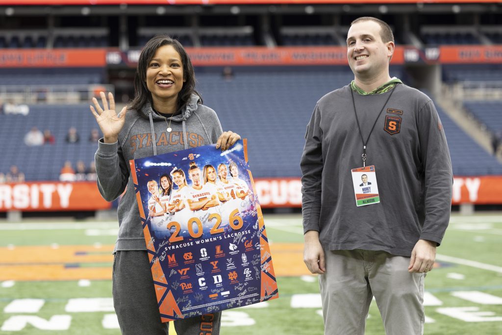 Analice Baker as hometown hero.