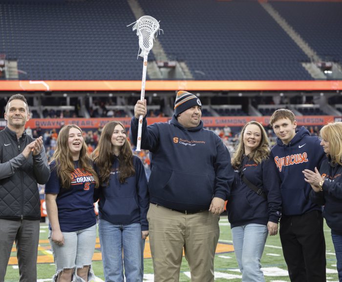 Nick hardy at the dome for hometown hero.