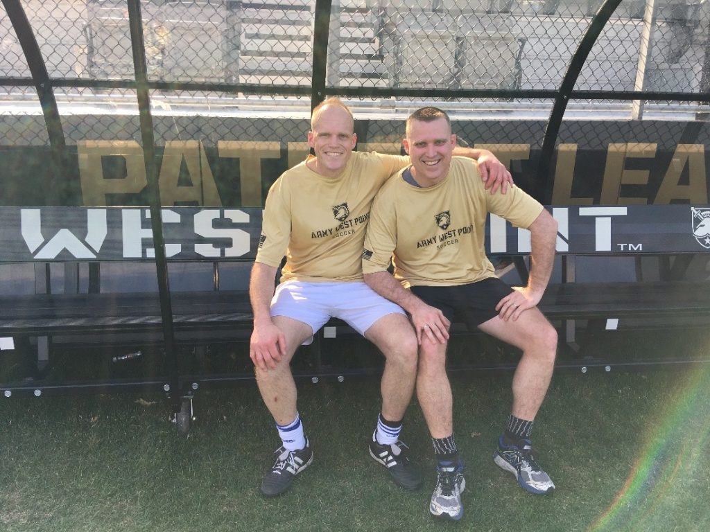 AJ with his brother