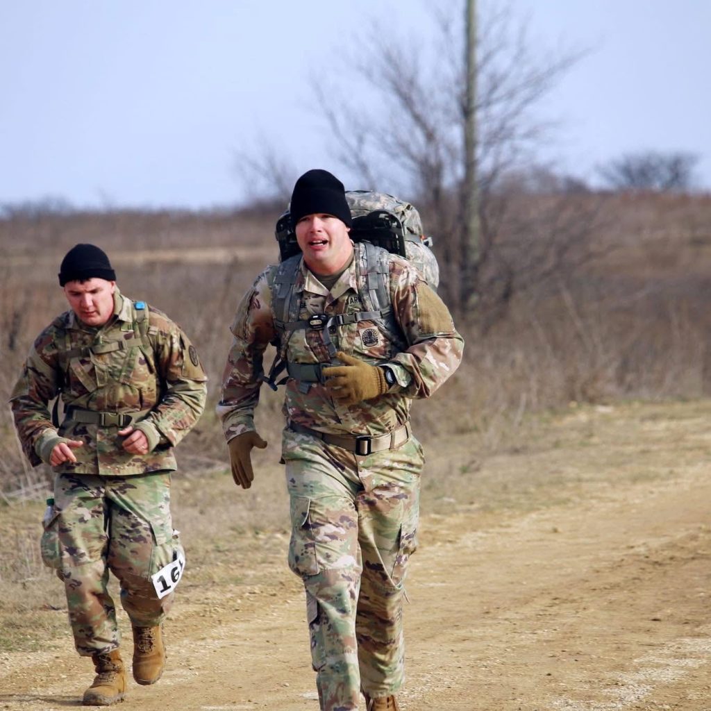Military hike with scott wegener