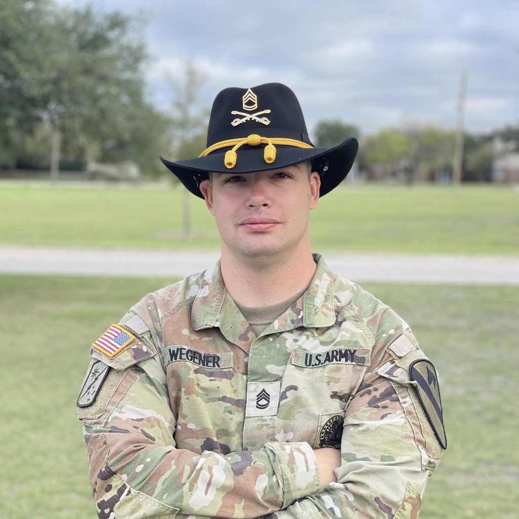 Scott Wegener in military uniform