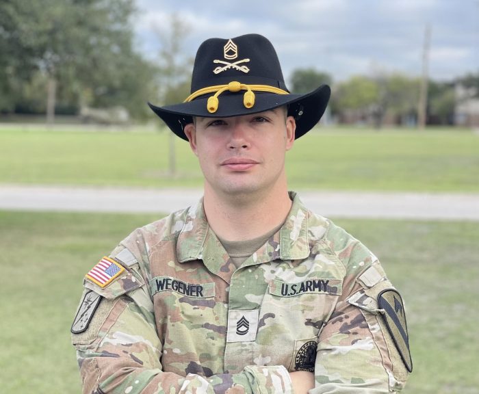 Scott Wegener in military uniform