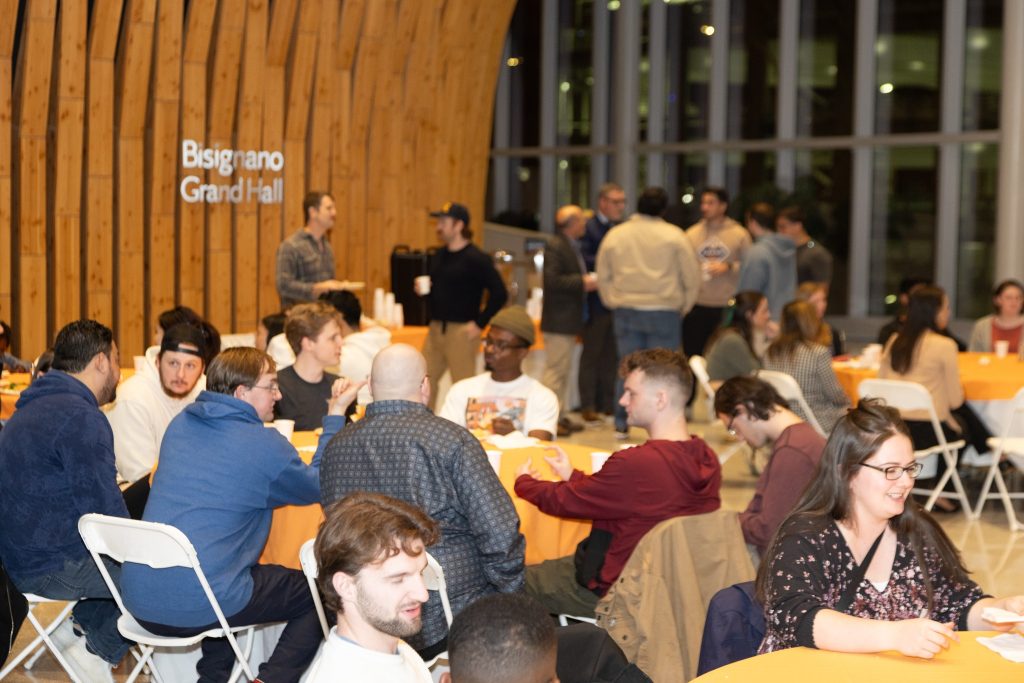 Student veterans attending 2025 friendsgiving.